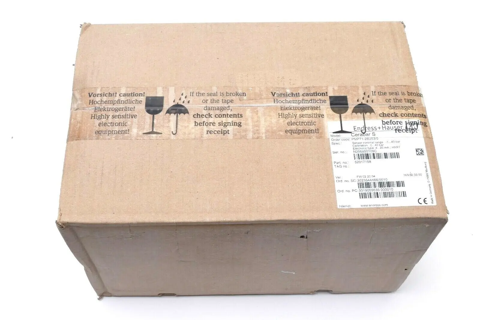 Produktfoto 1 von Endress + Hauser CERABAR S Drucksensor Edelstahl PMP71-26U53/0 | 52017198