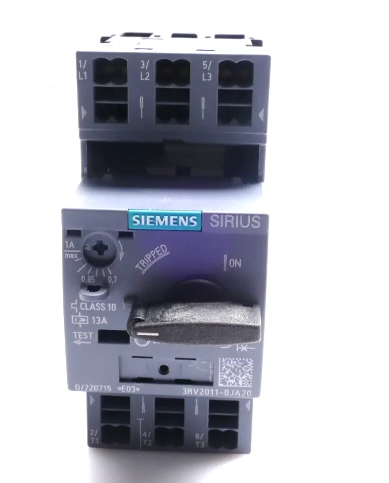 Produktfoto 1 von Siemens SIRIUS Leistungsschalter 3RV2 011-0JA20 | E:03 | 3RV2011-0JA20