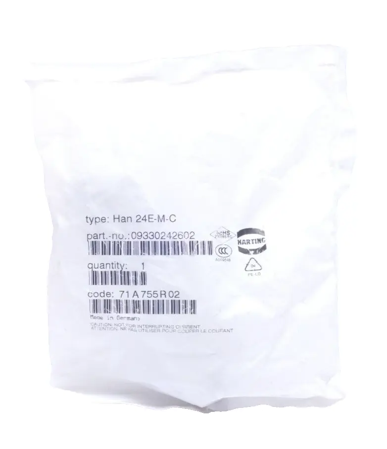 Produktfoto 1 von Harting Buchseneinsatz Han 24E-M-C | 09330242602