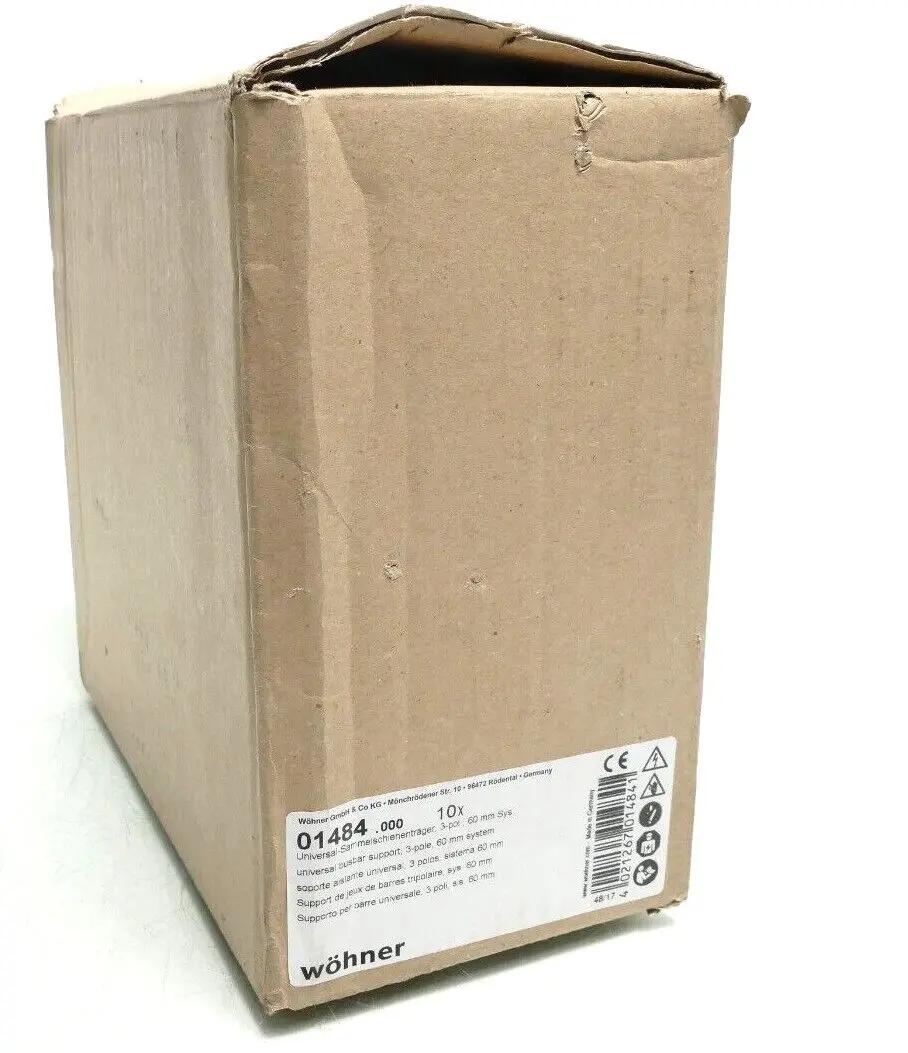 Produktfoto 1 von 10x WÖHNER Universal-Sammelschienenträger | 01484 | 01484.000