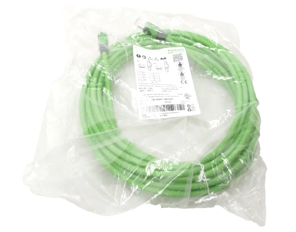 Produktfoto 1 von Murr Elektronik RJ45 St. 0° / RJ45 St. 0° geschirmt 10m | 7000-74301-7961000