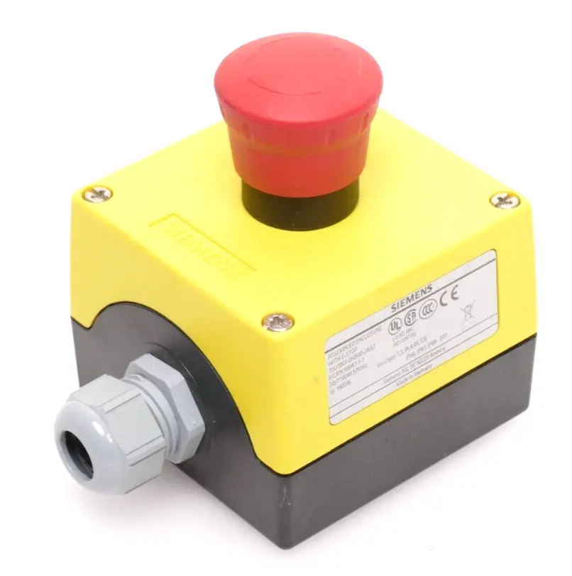 Produktfoto 1 von Siemens Drucktaster + E-Stop 3SU1 801-0NB00-2AA2 | | E:01 | 3SU1801-0NB00-2AA2