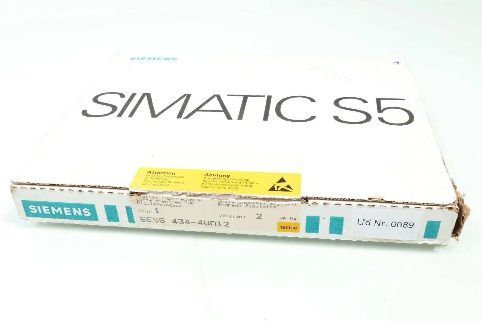 Produktfoto 1 von Siemens SIMATIC S5 | 6ES5 434-4UA12 | E:02 | 6ES5434-4UA12