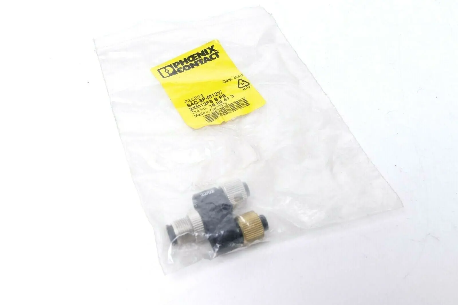 Produktfoto 1 von Phoenix Contact Sensor/Aktor Y-Verteiler SAC-3P-M12Y/2XM12FS B PE | 1683413