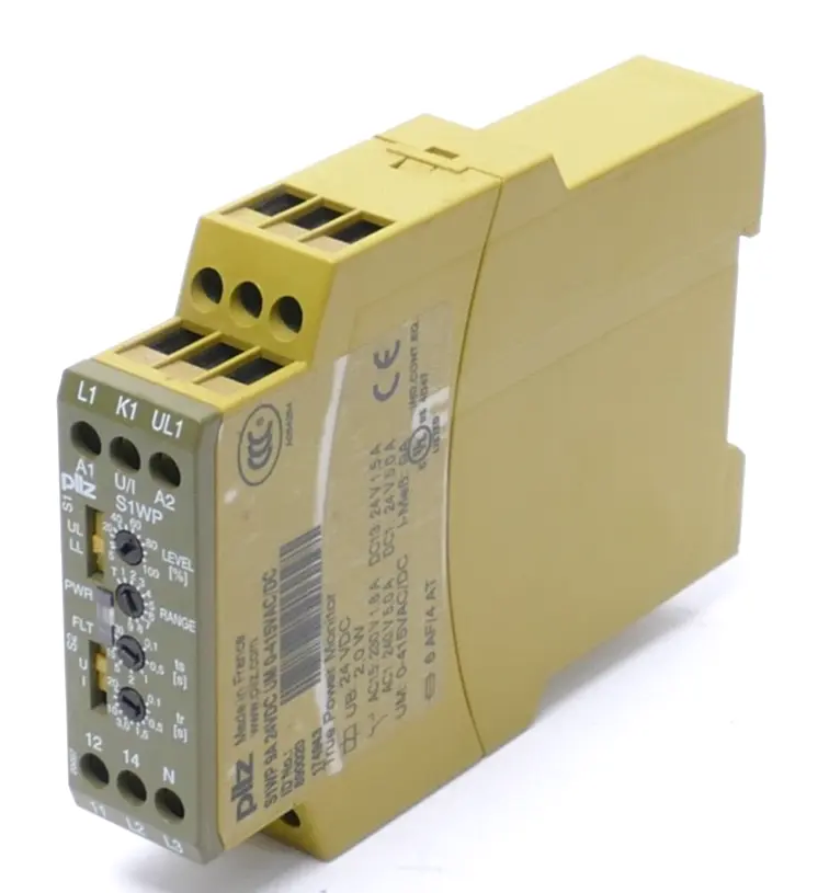 Produktfoto 1 von Pilz Sicherheitsrelais S1WP 9A 24VDC UM 0-415VAC/DC | 890020