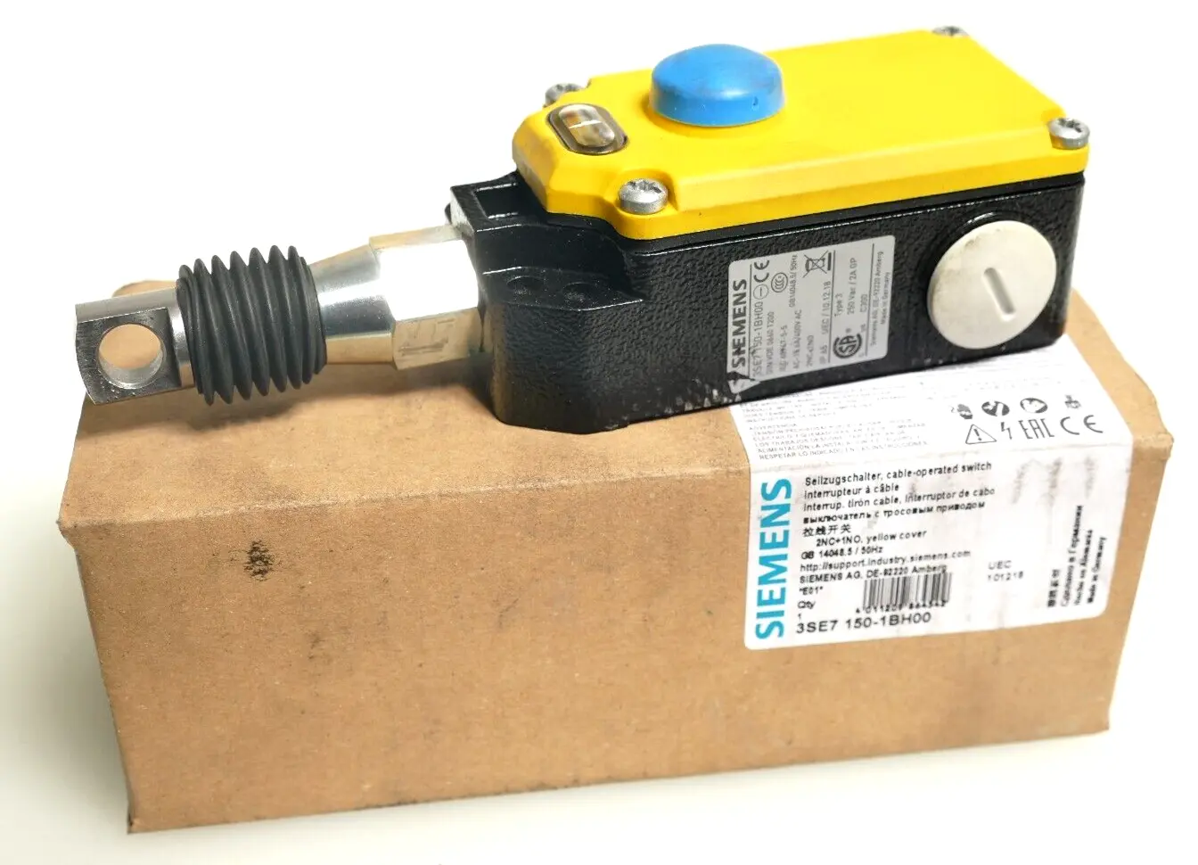 Produktfoto 1 von Siemens Seilzugschalter 3SE7 150-1BH00 | E:01 | 3SE7150-1BH00
