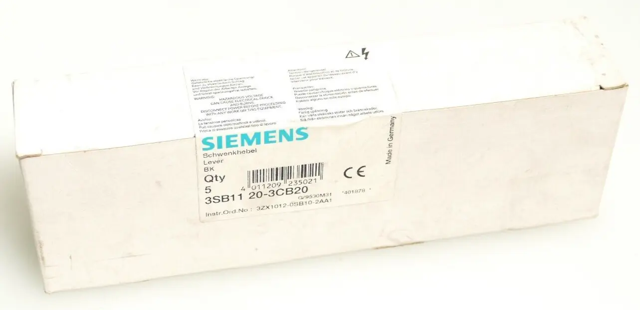 Produktfoto 1 von 5x Siemens Schwenkhebel 3SB1120-3CB20 | 3SB11 20-3CB20
