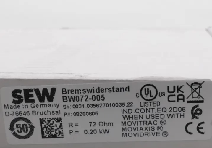 Produktfoto 1 von Sew Eurodrive Bremswiderstand | BW072-005