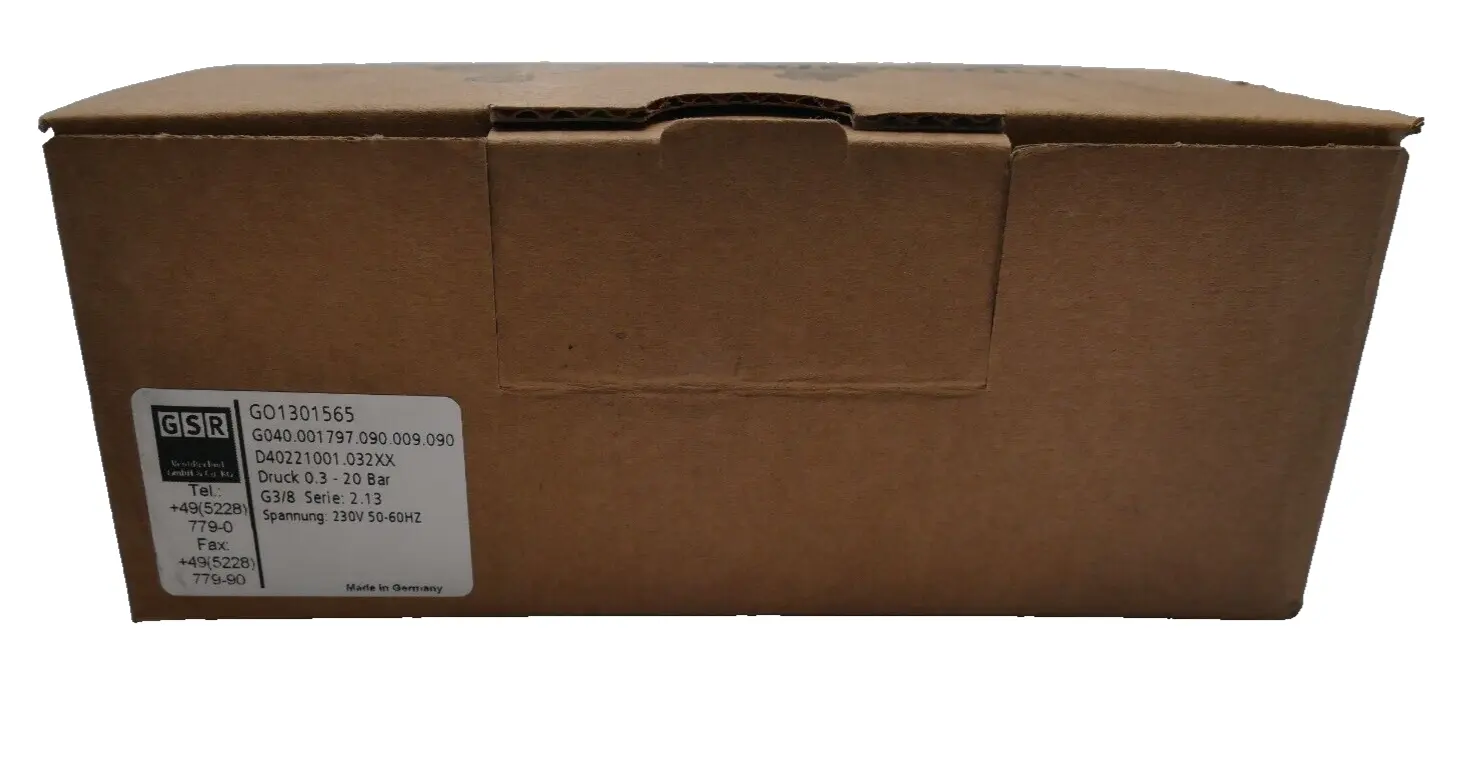 Produktfoto 1 von GSR Magnetventil D40221001.032XX G3/8 | 230V, 50-60 Hz | D400221001.032XX | GO1301565
