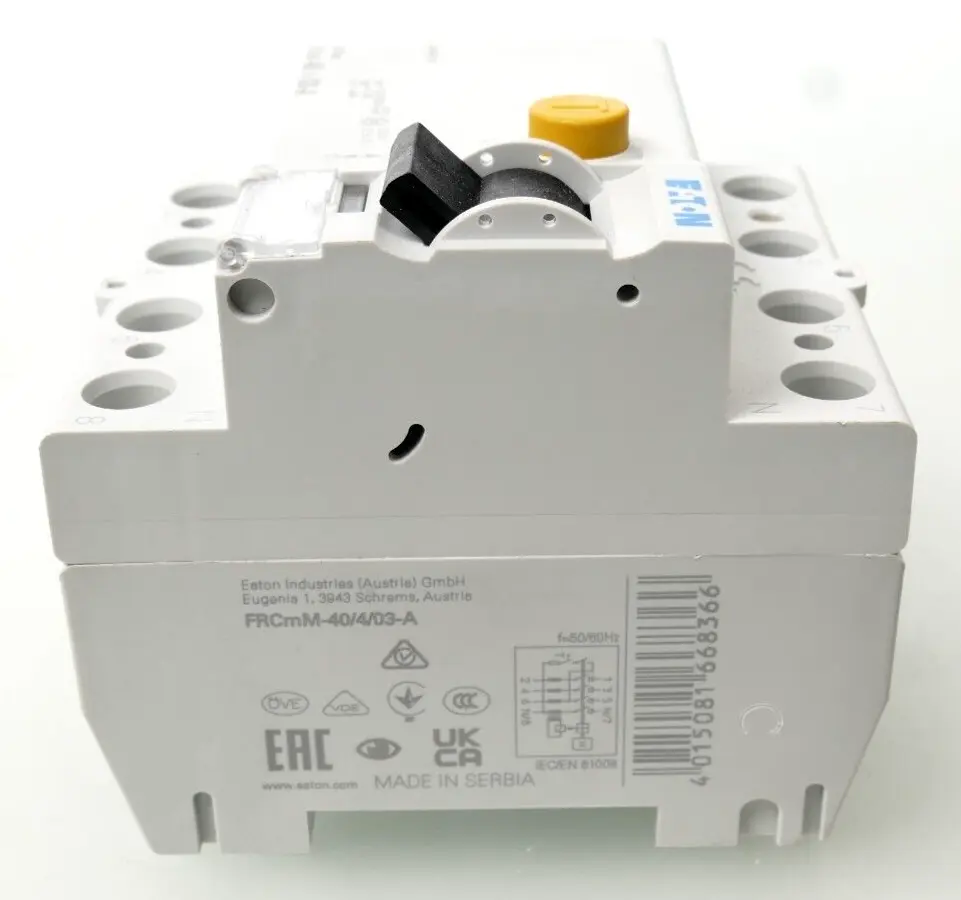 Produktfoto 1 von Eaton Fehlerstromschutzschalter 40A FRCmM-40/4/03-A | 170342