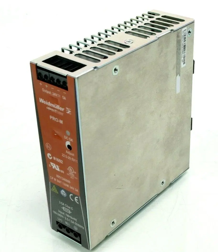 Produktfoto 1 von Weidemüller PRO-M Stromversorgung CP M SNT 120W 24V 5A | 8951340000