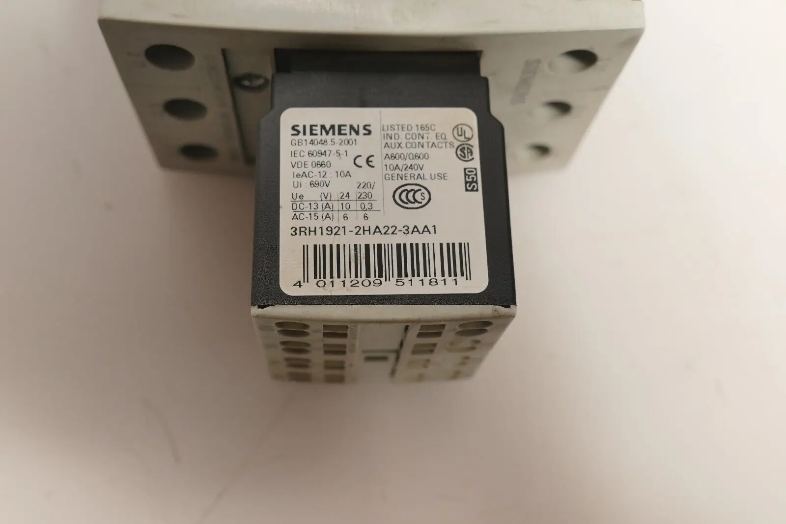 Produktfoto 1 von Siemens SIRIUS 3RT1036-3BB44-3MA0 Schütz | E:05 + E:06 | 3RH1921-2HA22-3AA1