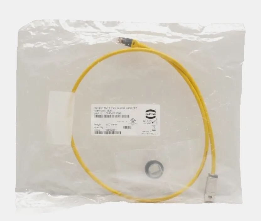 Harting har-port RJ45 IP45 IP20 coupler Cat.6 PFT Kabel 1m | 09454521509