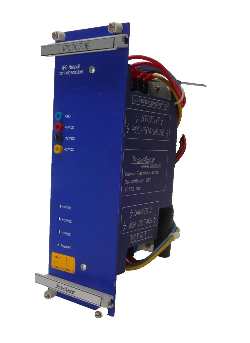 Produktfoto 1 von Becker IPC007.1B | IPC-Netzteil nicht eigensicher | 5302007014