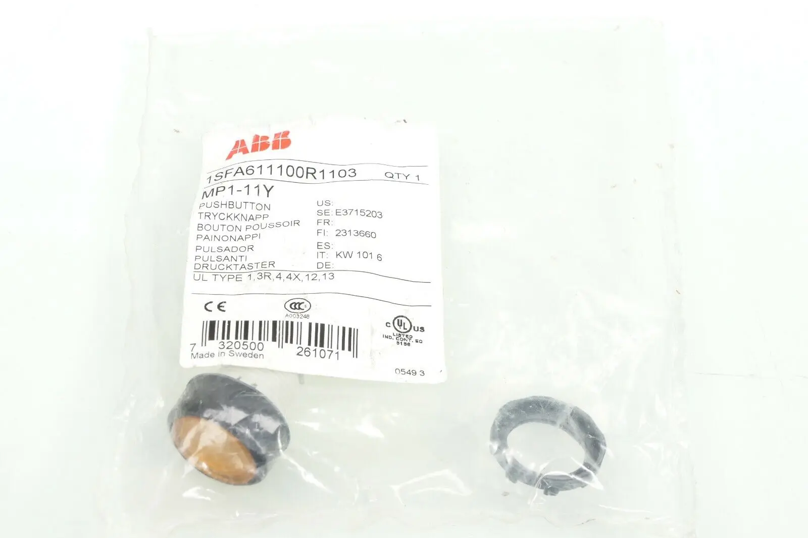 ABB Drucktaster MP1-11Y Drucktaster | 1SFA611100R1103