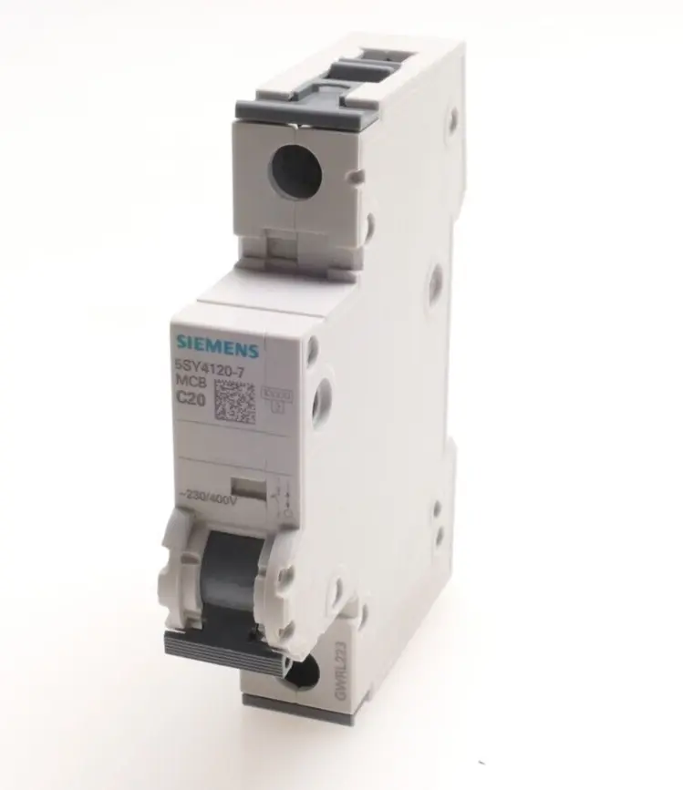 Produktfoto 1 von 3x Siemens MCB Leitungsschutzschalter 5SY4 120-7 | C20 | 5SY4120-7