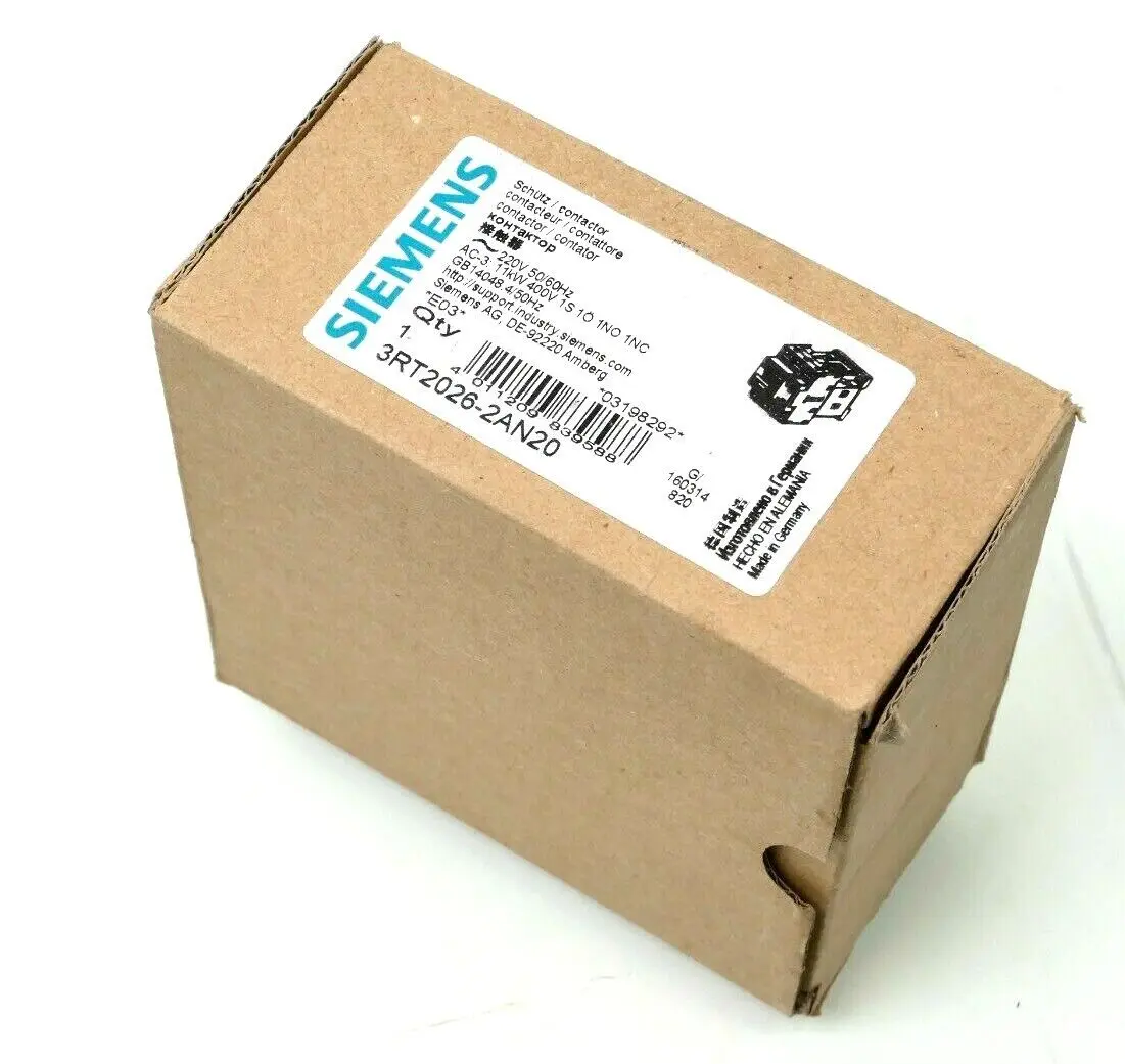 Produktfoto 1 von Siemens Schütz 11kW 3RT2 026-2AN20 | 3RT2026-2AN20