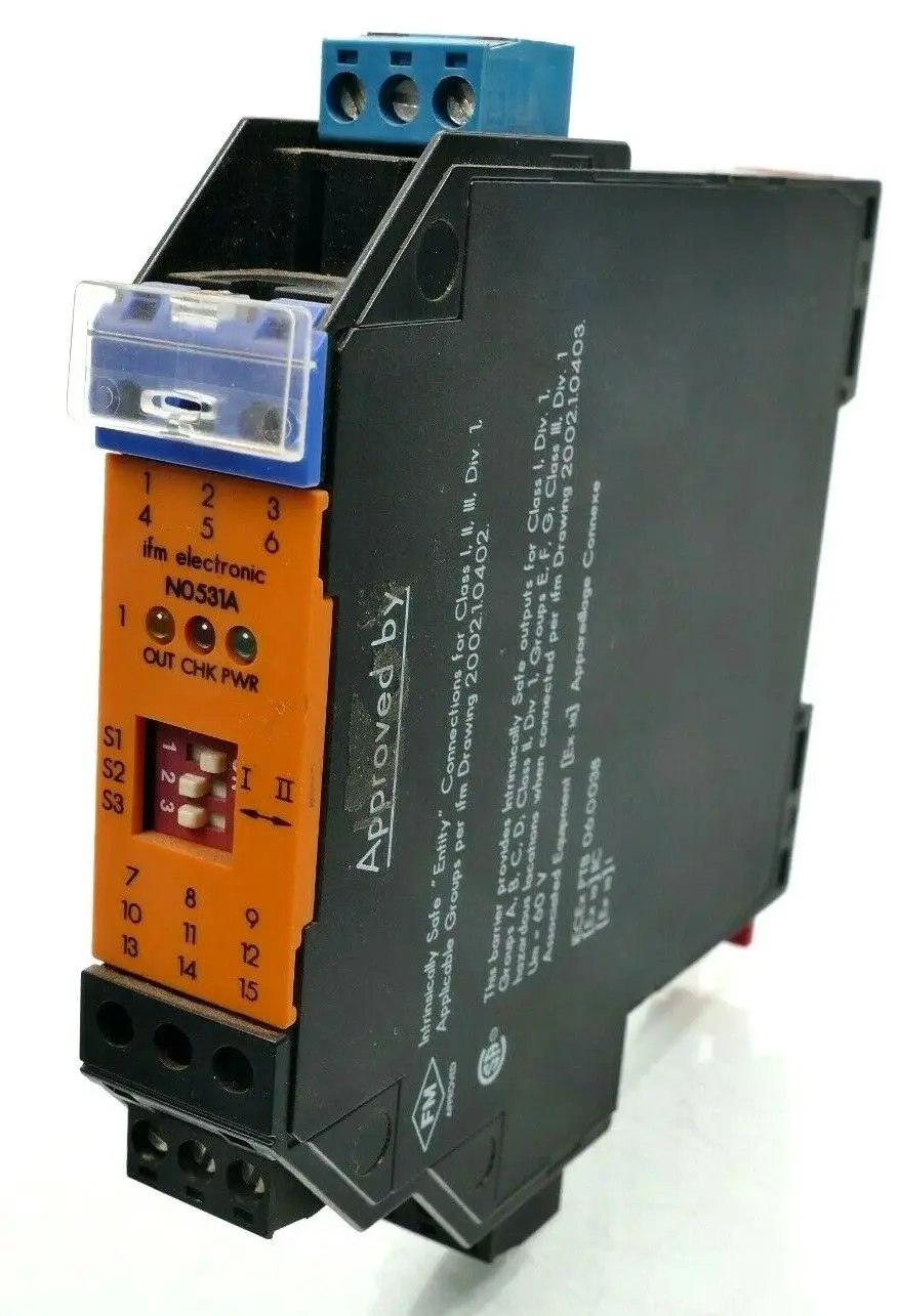 Produktfoto 1 von Ifm Trennschaltverstärker für Namur-Sensoren NV1122/24VDC/TR/1D/1G | N0531A