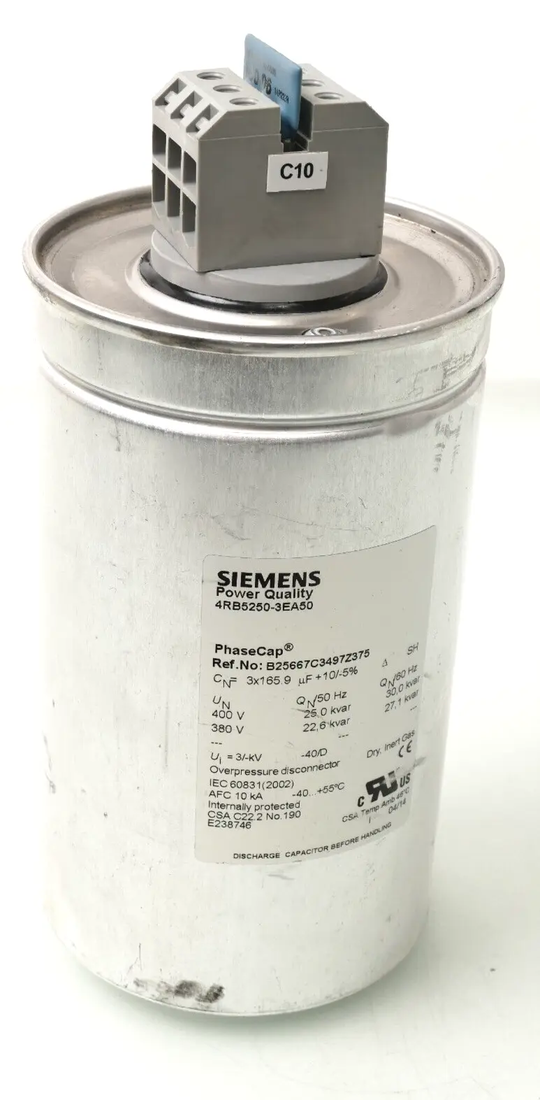 Siemens Power Quality Leistungskondensator 4RB5250-3EA50 | 4RB5 250-3EA50