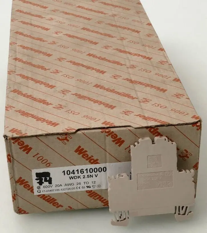 Produktfoto 1 von 74x Weidmüller Mehrstock-Reihenklemme WDK 2.5N V | 1041610000