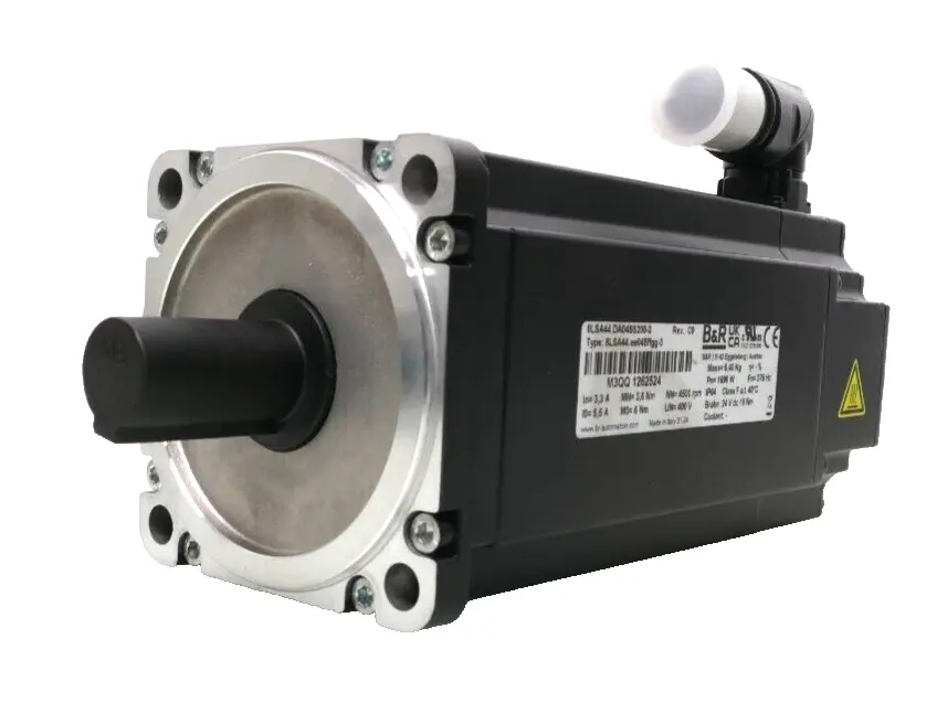 Produktfoto 1 von B&R Servo Motor 8LSA44.DA045S200-3 | Rev. C9 | Mass = 6,4kg | 8LSA44.ee045ffgg-3