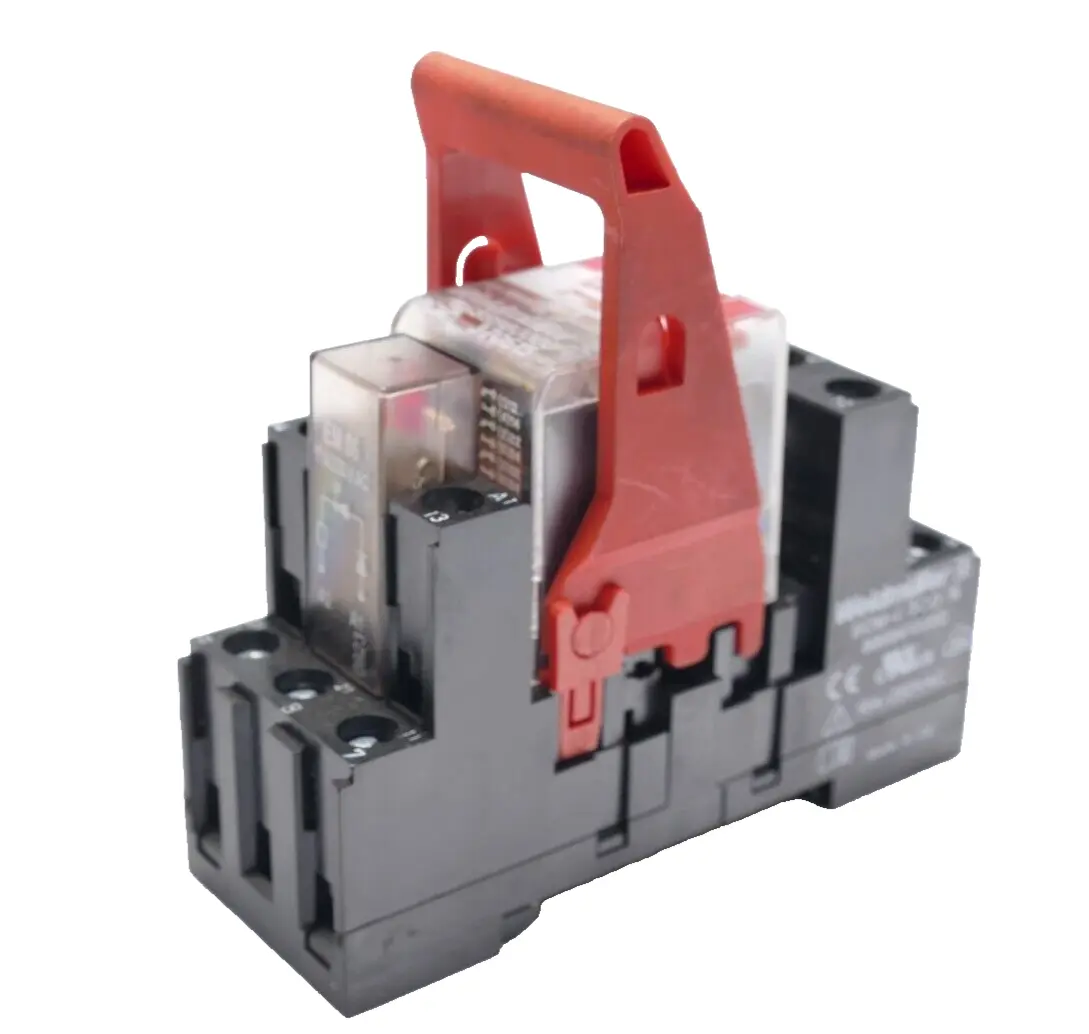 Produktfoto 1 von 4x Weidemüller 8869410000 Relaissockel Typ SCM-I 3CO N + RCM370615 (8689980000)