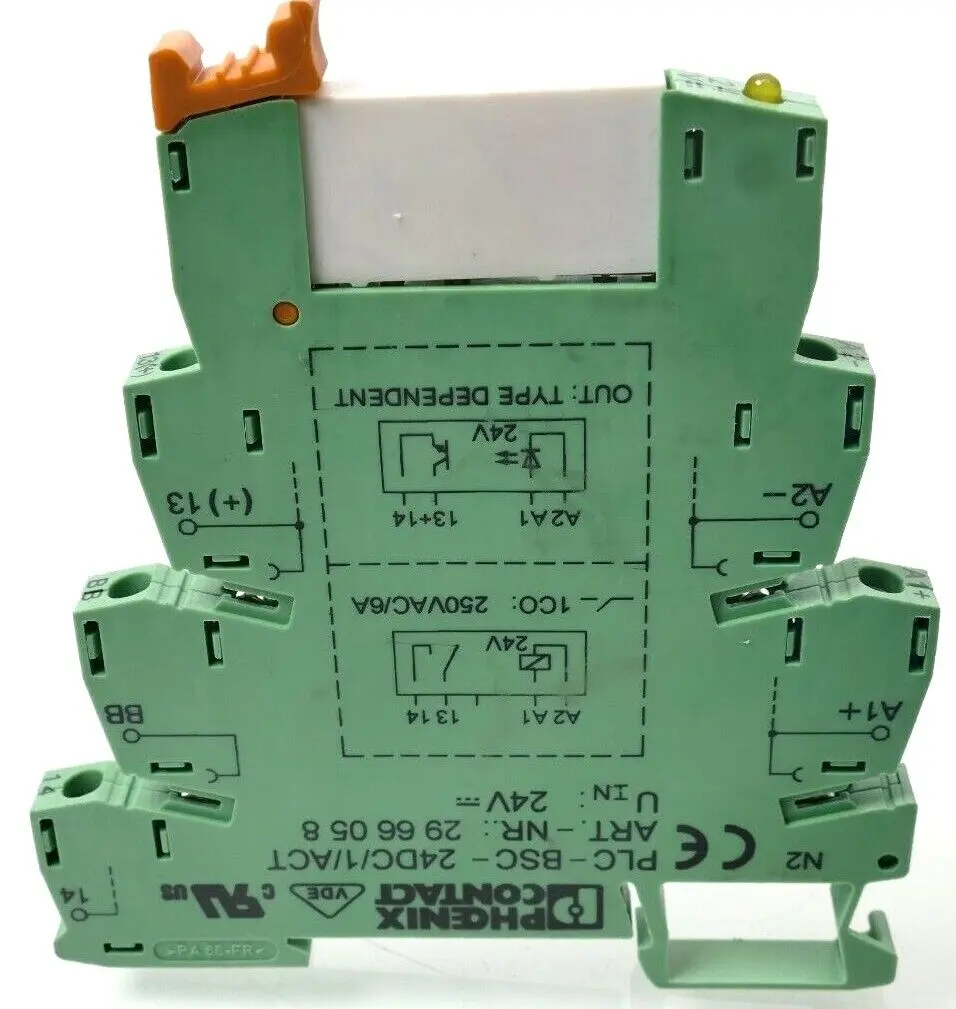 Produktfoto 1 von Phoenix Contact Relaissockel PLC-BSC-24DC/1/ACT | 2966058 + Relais | 2961105
