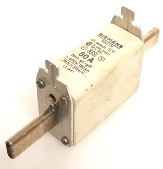 Produktfoto 1 von Siemens NH-Sicherungseinsatz NH1-gL/gG ~500V/120kA 3NA3 124 | 3NA3124