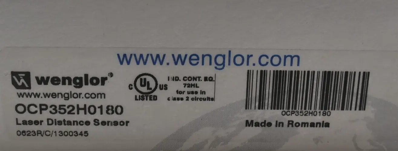 Produktfoto 1 von Wenglor Laserdistanzsensor | OCP352H0180