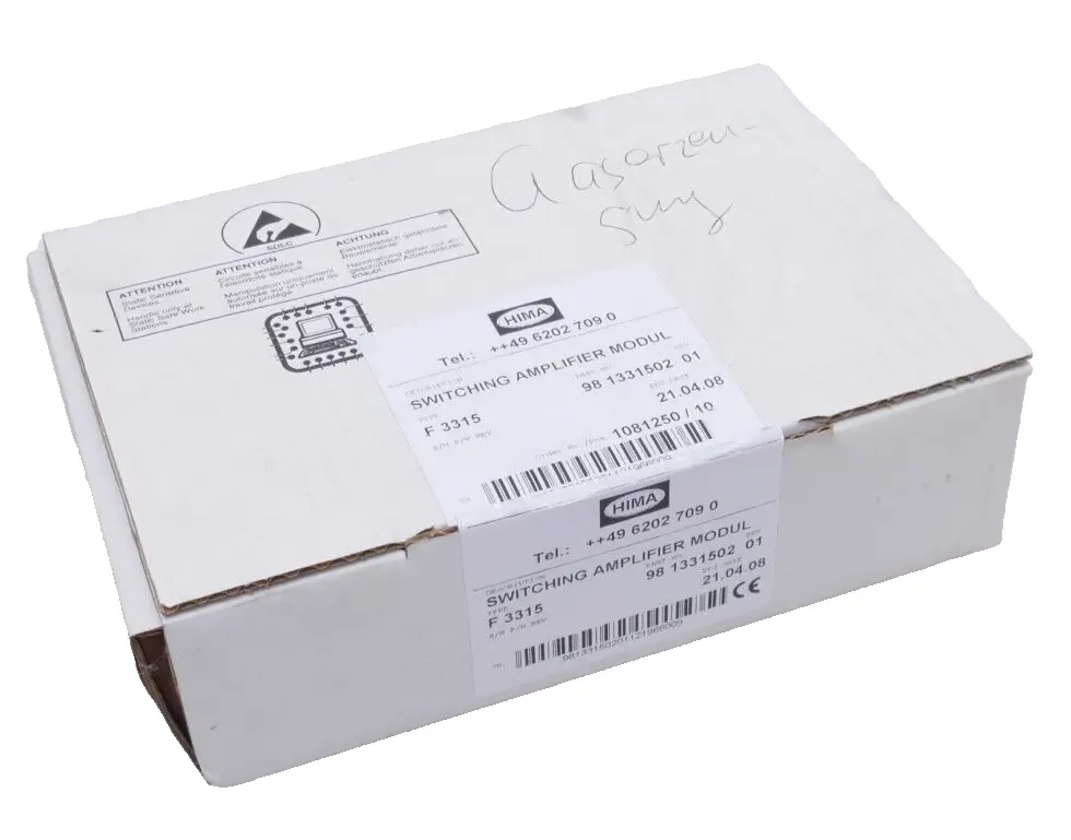 Produktfoto 1 von Hima 98 1331502 Switching Amplifier Modul F 3315 | 981331502 | Rev.:01