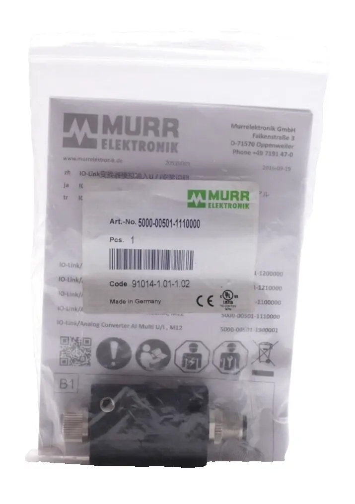 Produktfoto 1 von Murr Elektronik I/O Link Analog Converter | 5000-00501-1110000