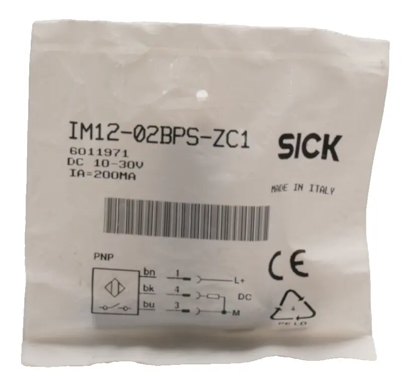 Produktfoto 1 von Sick Induktiver Näherungssensor 6 011 971 | IM12-02BPS-ZC1 | 6011971