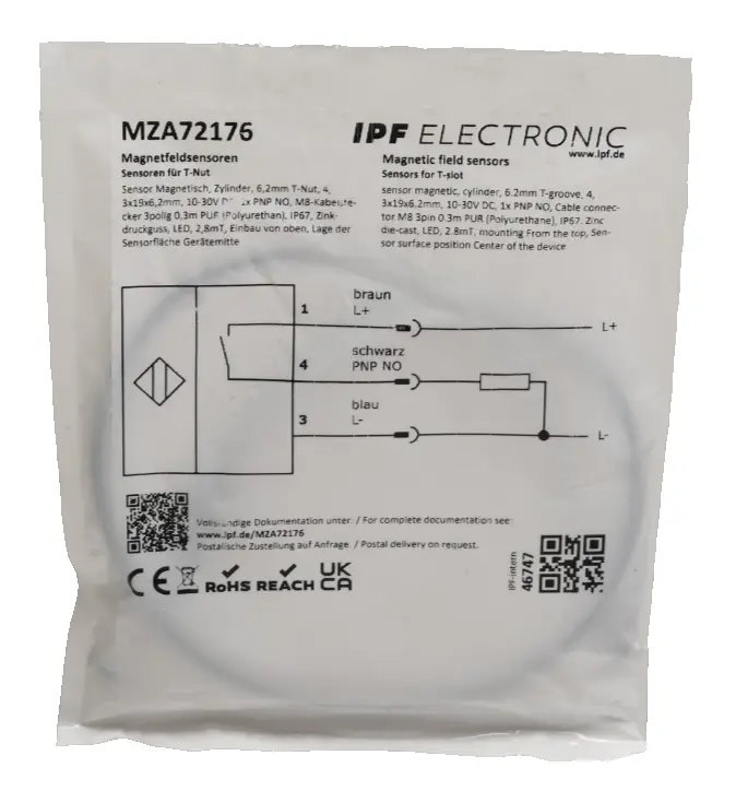 Produktfoto 1 von Ipf Magnetfeldsensor | MZA72176