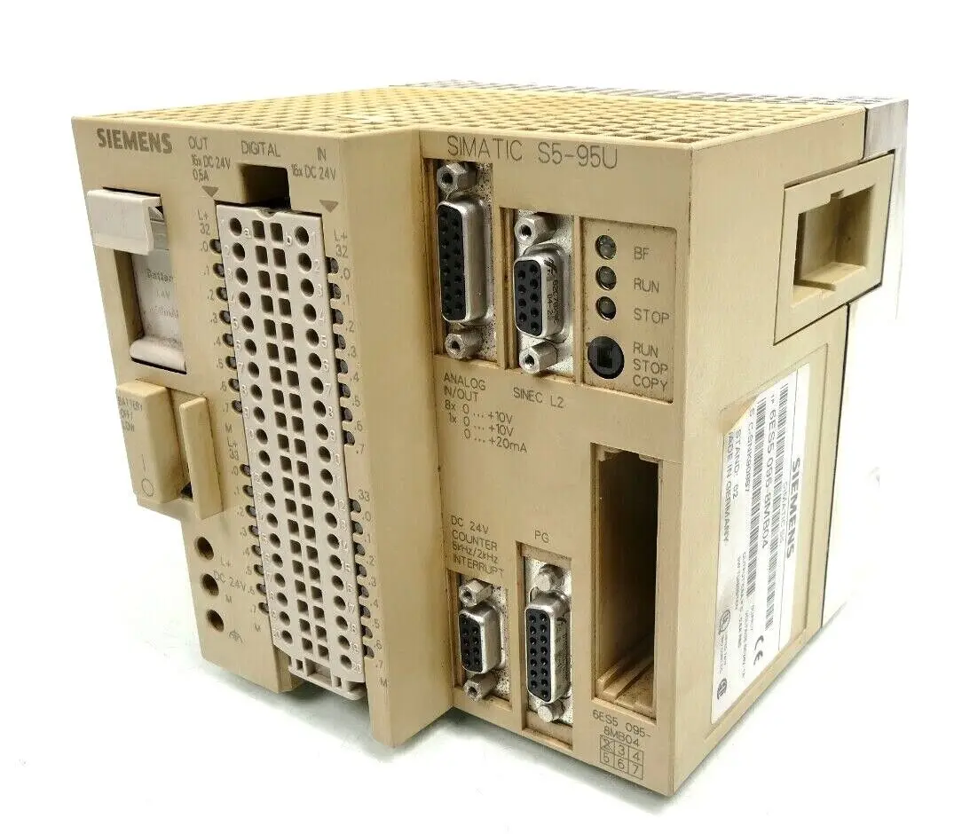 Siemens SIMATIC S5 | 6ES5 095-8MB04 | E:02 | 6ES5095-8MB04