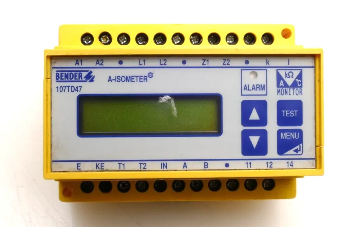 Produktfoto 1 von Bender Isolationsüberwachungsgerät 107TD47 | SW: D146 V2.53 | B92016003