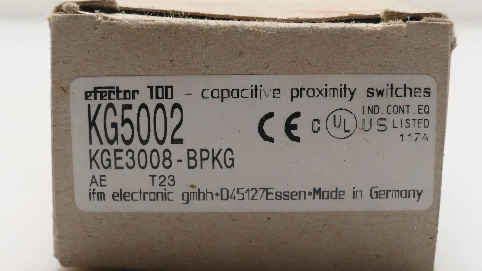 Produktfoto 1 von Ifm efector 100 Kapazitiver Sensor KGE3008-BPKG | KG5002