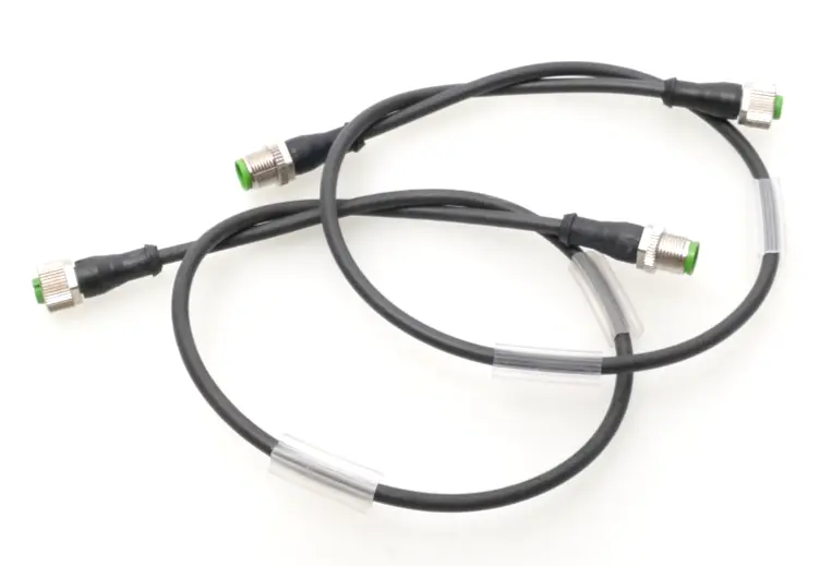 Produktfoto 1 von 2x Murr Elektronik M8 St. 0° / M8 Bu. 0° A-kod. 0,5m | 7000-88001-6300050