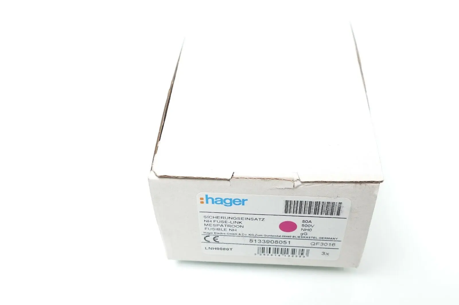 Produktfoto 1 von 3x Hager Sicherungseinsatz 80A | LNH0080T