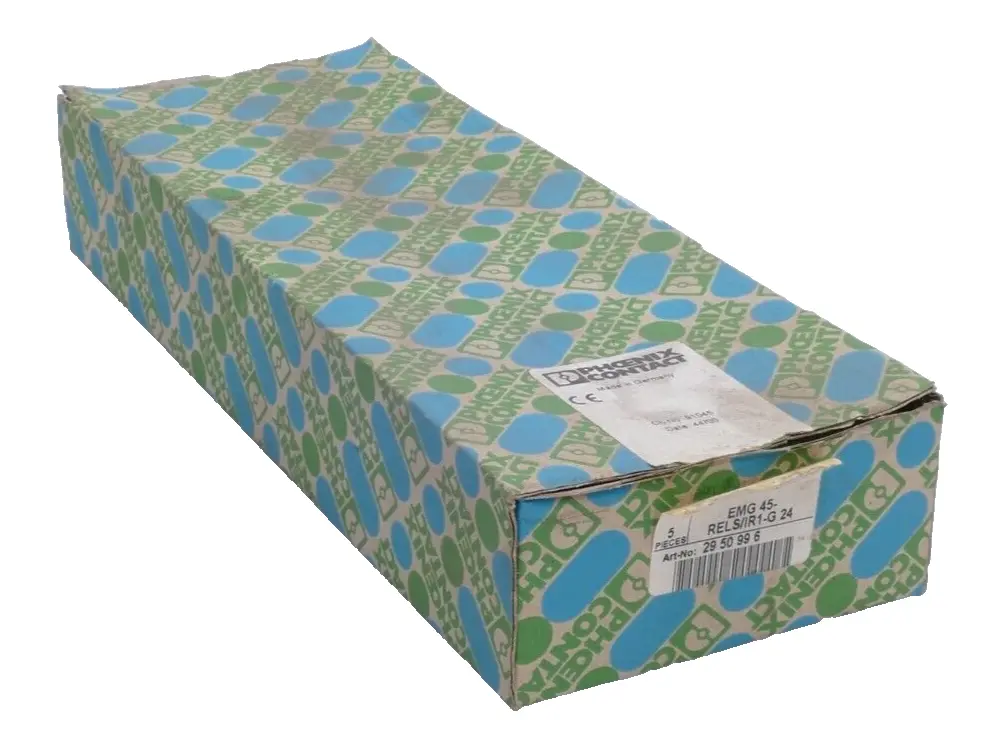 5x Phoenix Contact 29 50 99 6 Relaissockel EMG 45-RELS/IR1-G 24 | 2950996