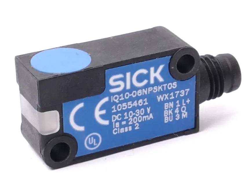 Produktfoto 1 von Sick Induktiver Näherungssensor 1 05 54 61 | IQ10-06NPSKT0S | 1055461