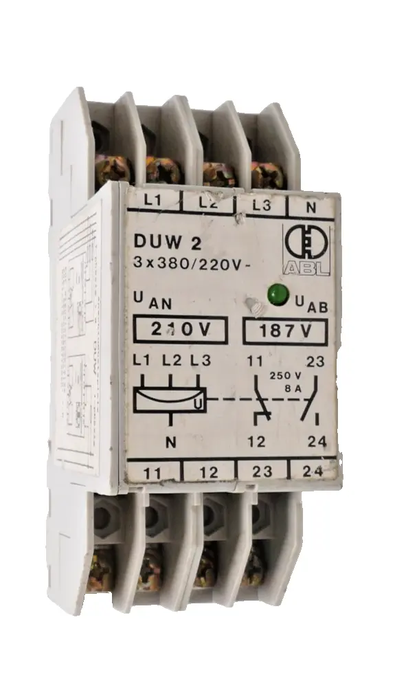 Produktfoto 1 von ABL DUW 2 Netzüberwachung 3x380/220V | DUW2