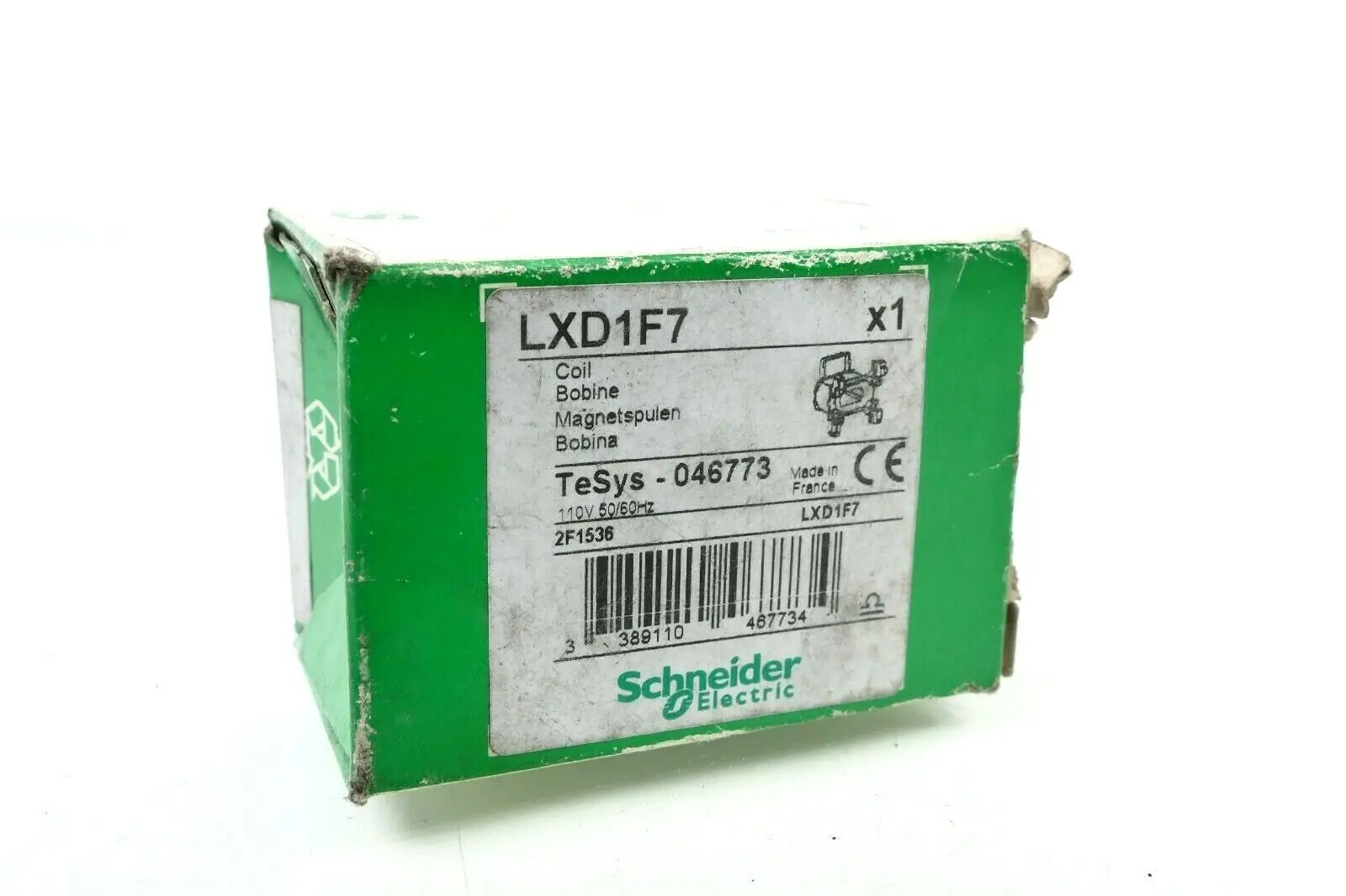 Produktfoto 1 von Schneider Electric TeSys Magnetspule 110V LXD1F7 | 046773