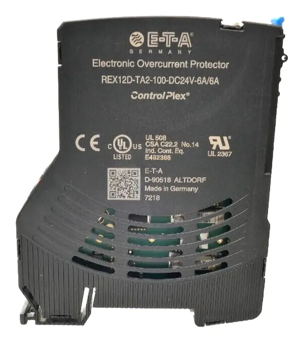 Produktfoto 1 von E-T-A REX12D-TA2-100 Sicherungsautomat REX12D-TA2-100-DC24V-6A/6A | E492388