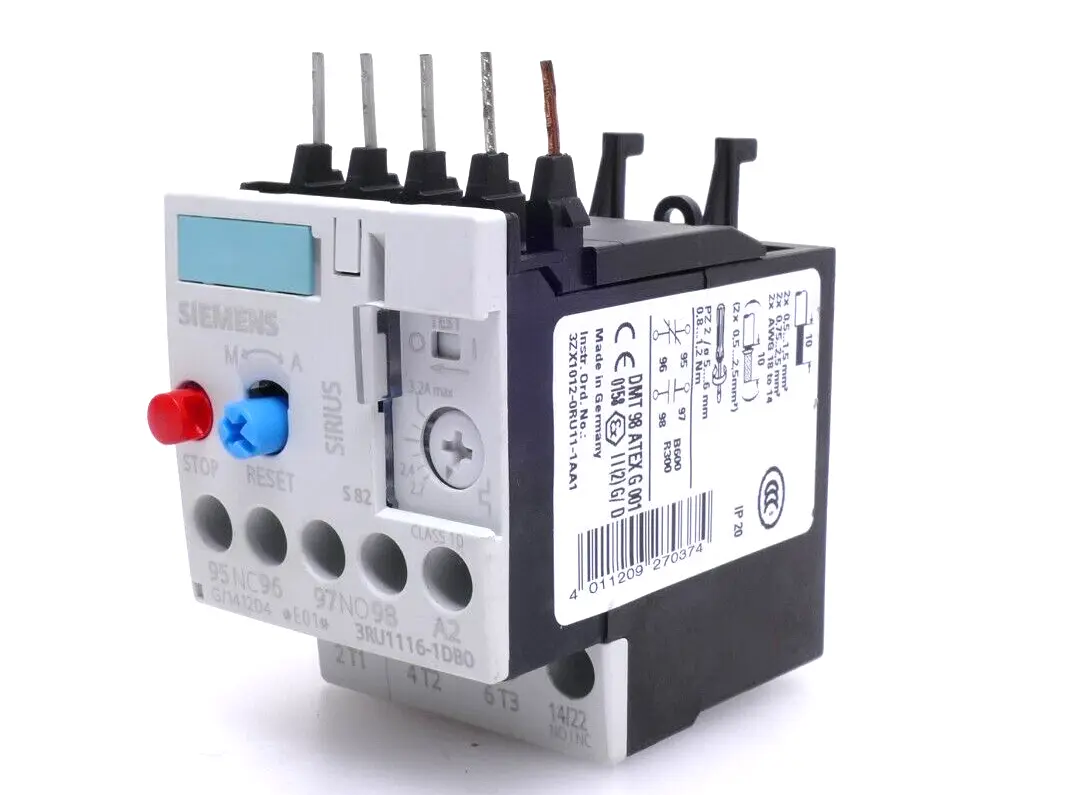 Produktfoto 1 von 3x Siemens SIRIUS Motorschutzschalter 3RU1 116-1DB0 | 3RU1116-1DB0