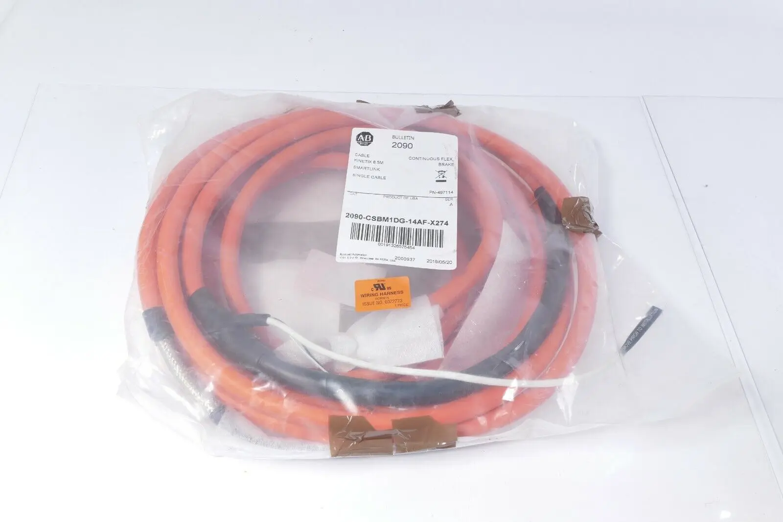 Produktfoto 1 von Allen-Bradley Kinetix Motorkabel 8,5m | Ser. A | 2090-CSBM1DG-14AF-X274