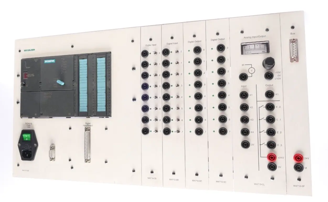 Produktfoto 1 von Wuekro Trainingsmodul W4710-0A  inkl. Siemens S7-300  CPU 314IFM