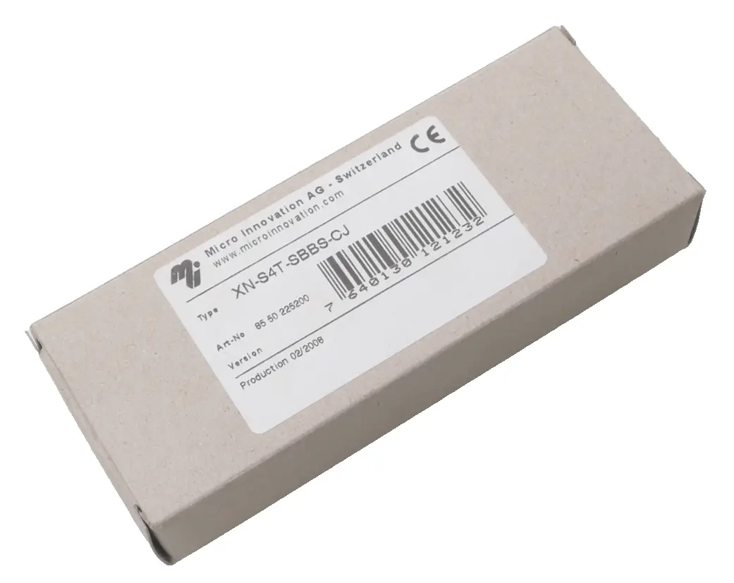 Produktfoto 1 von Micro Innovation XN Basis XN-S4T-SBBS-CJ | 225200