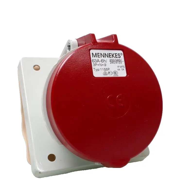 Produktfoto 1 von Mennekes Anbaudose 63A-6h | 200/346V 240/415V | 240/415B | 1155P
