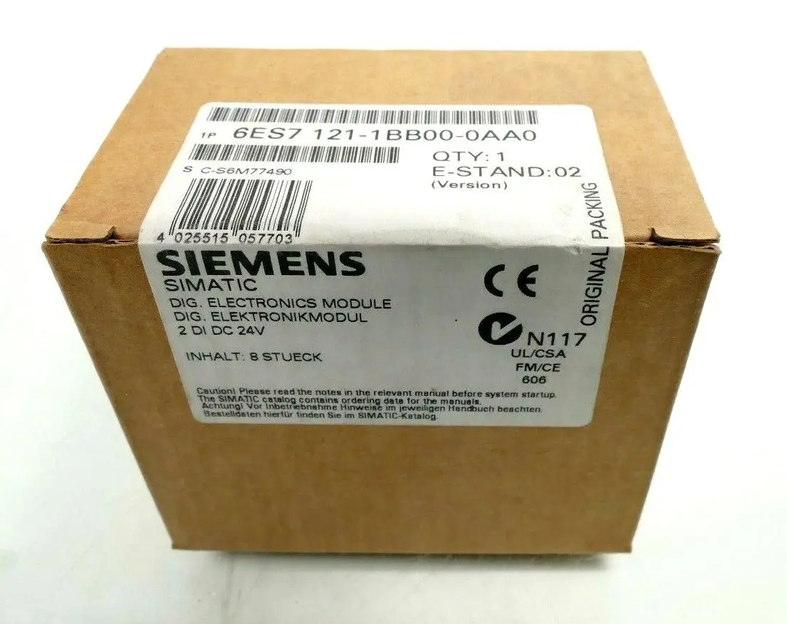 Produktfoto 1 von 8x Siemens SIMATIC S7 | 6ES7 121-1BB00-0AA0 | E:02 | 6ES7121-1BB00-0AA0