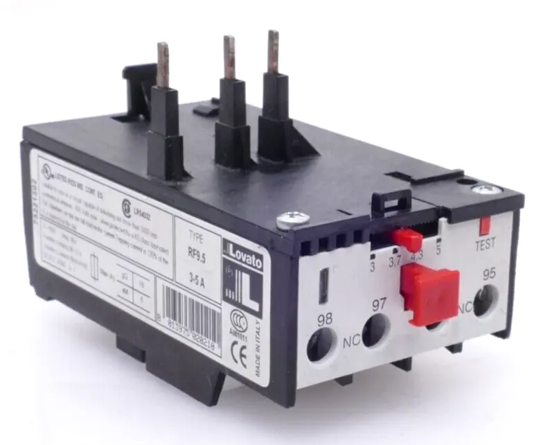 Produktfoto 1 von Lovato 75221502 Überstromauslöser RF9.5 | 3-5 A